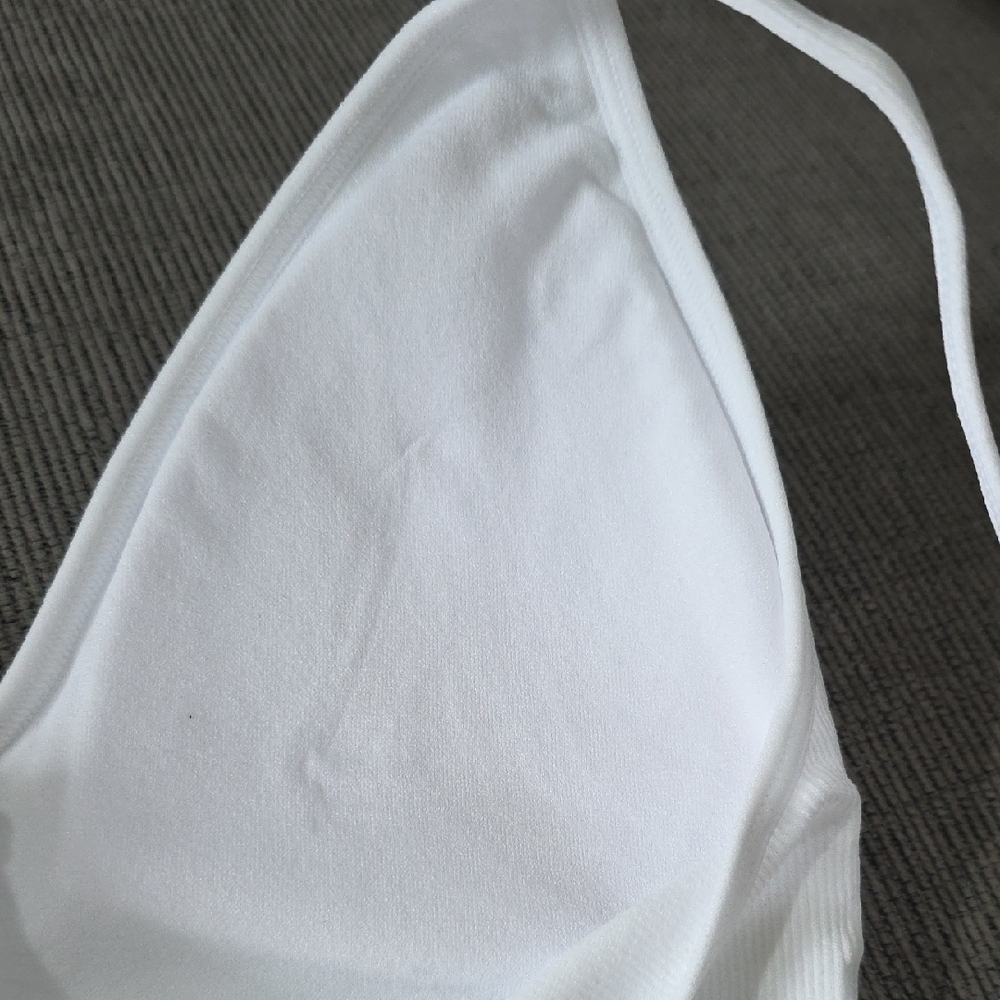 Aeropostale White Bralette With Spaghetti Straps, Seamless, Size Med, NWT - Picture 11 of 15